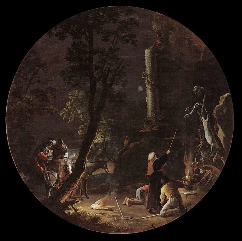 Scene di stregoneria, la notte - Cleveland Museum